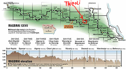 Route of RAGBRAI 27 jpg